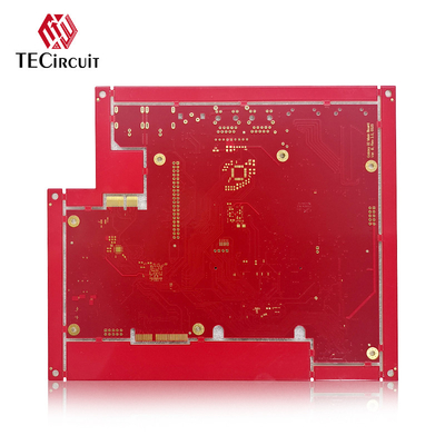 Высокочастотная схема RIGID PCB FR4 TG170 Золотой палец 1,6 мм Толщина 10U