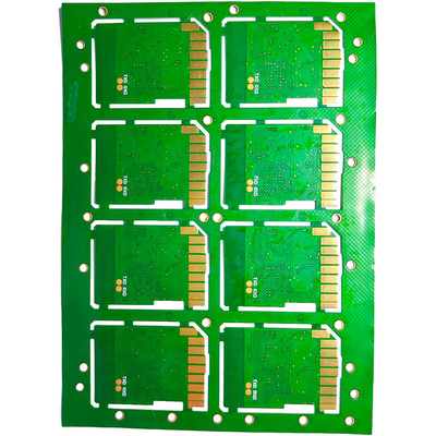 Золотой Finger многослойный PCB жесткая печатная схема для слота для графической карты
